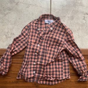 boys dress button up long sleeve shirt
